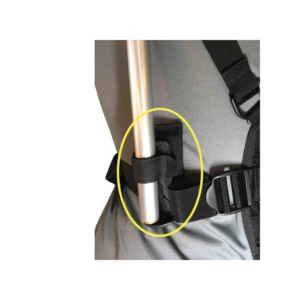 Alternative view of GPS Pole Mount Kit – Backpack & Harness Compatible