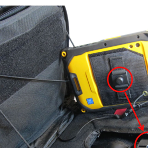 Alternative view of Ruxton Chest Pack – Black | Hands-Free Tablet Harness